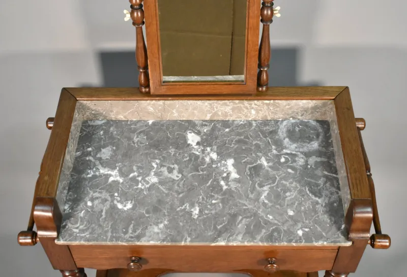 Sale Pamono French Louis Philippe Style Washstand in Oak, 1920s