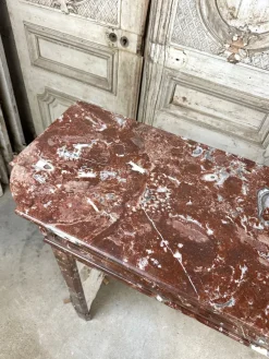 Pamono French Louis XVI Marble Fireplace, 1880s><noscript><img width=
