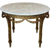 Sale Pamono French Louis XVI Style Oval Giltwood Carved Center Table, 1890s