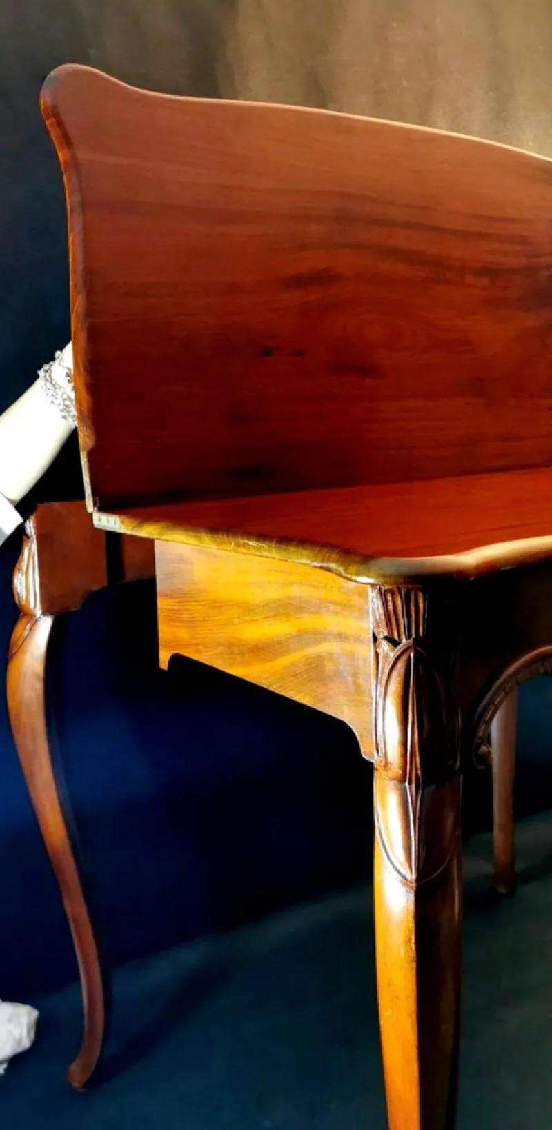 Pamono French Louis-Philippe Mahogany Game Table> Game Tables