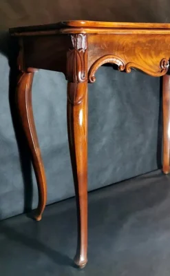 Pamono French Louis-Philippe Mahogany Game Table><noscript><img width=