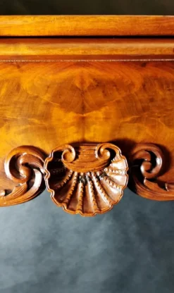 Pamono French Louis-Philippe Mahogany Game Table><noscript><img width=