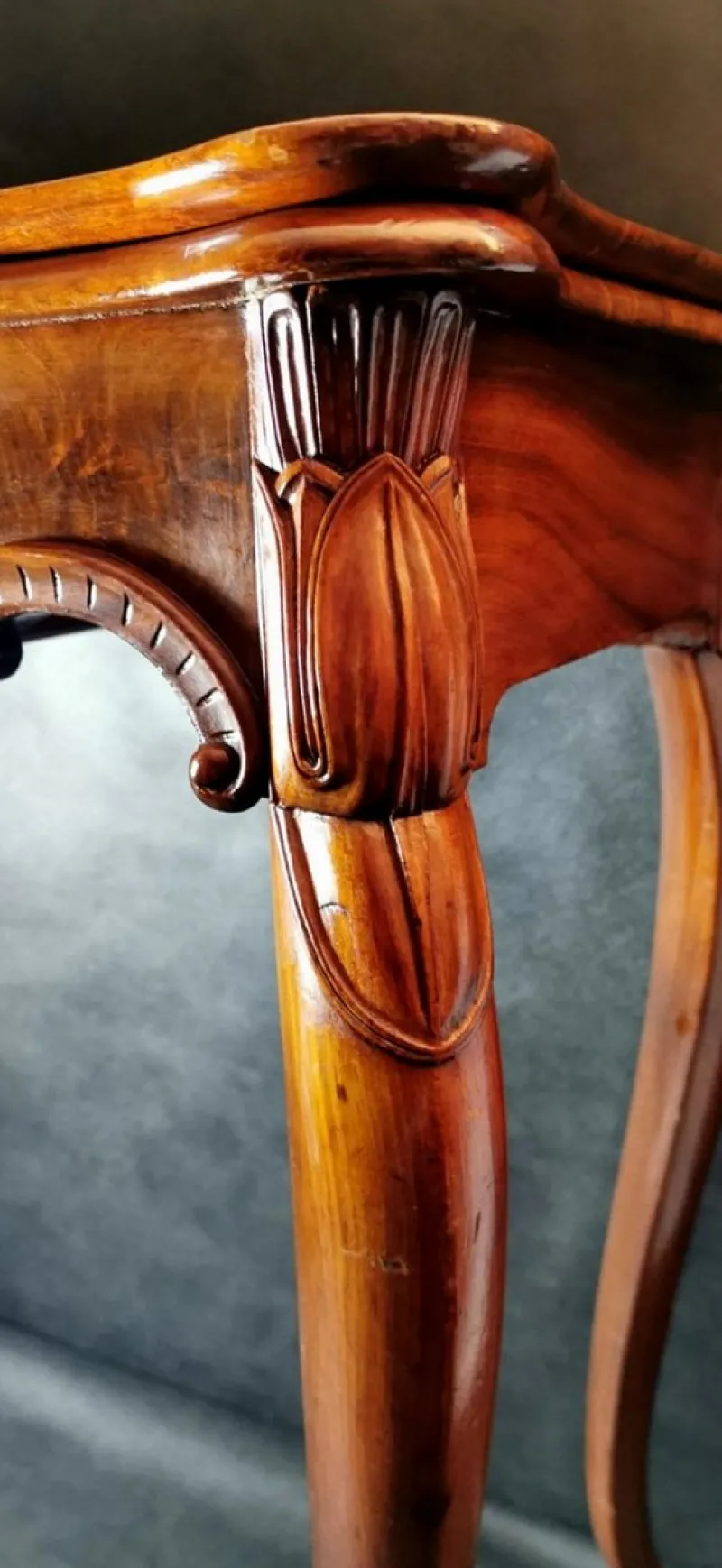 Pamono French Louis-Philippe Mahogany Game Table> Game Tables