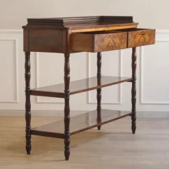 Online Pamono French Mahogany Console Table, 1890