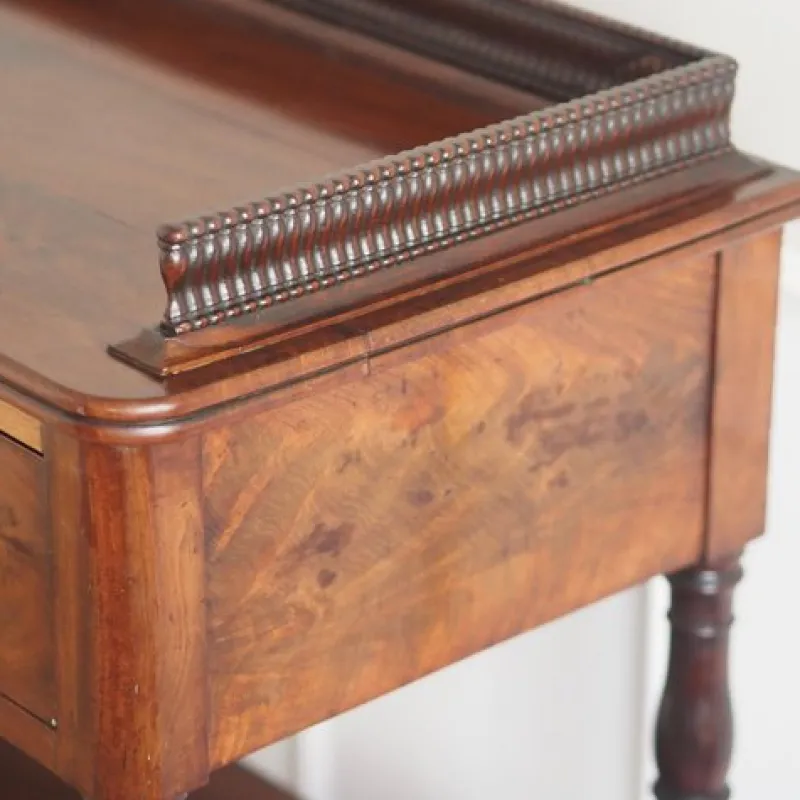 Online Pamono French Mahogany Console Table, 1890