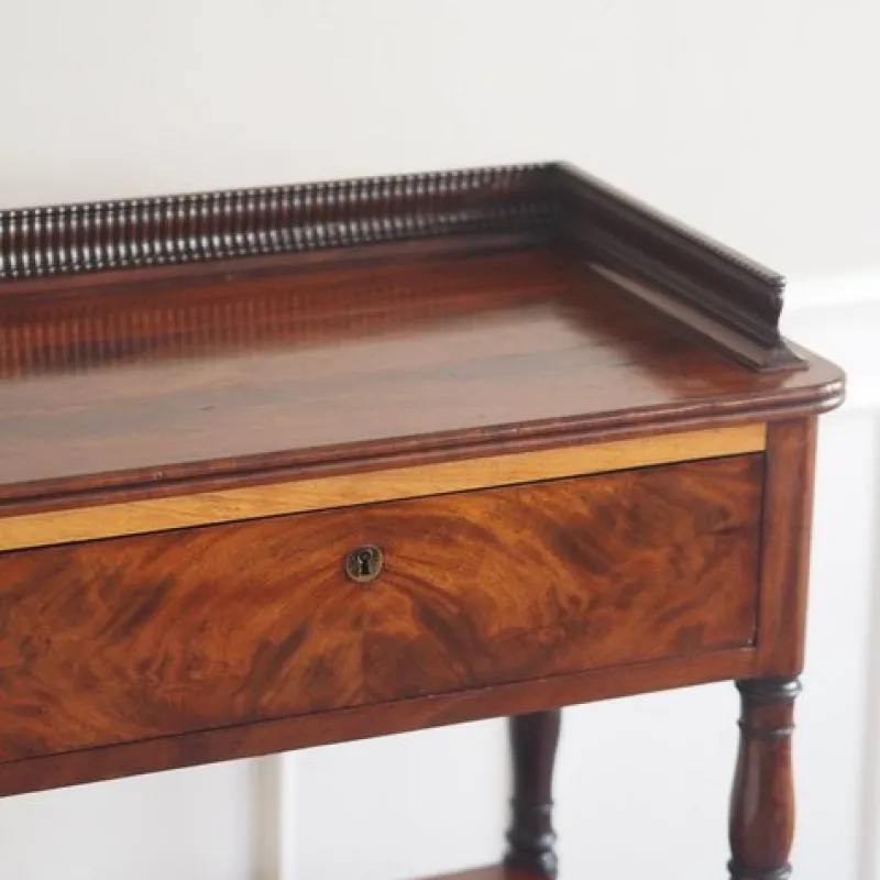 Online Pamono French Mahogany Console Table, 1890