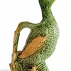 Hot Pamono French Majolica Duck Pitcher by Keller & Guerin for Saint Clement, 1900s