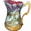 Pamono French Majolica Pitcher, 1890> Bottles, Carafes & Jugs