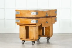 Pamono French Maple Butcher's Block Counter Table, 1930s> Worktables & Workbenches