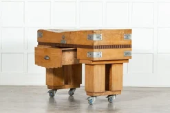 Pamono French Maple Butcher's Block Counter Table, 1930s><noscript><img width=