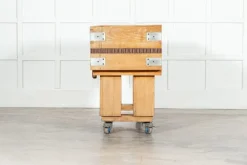 Pamono French Maple Butcher's Block Counter Table, 1930s><noscript><img width=