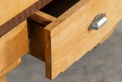 Pamono French Maple Butcher's Block Counter Table, 1930s><noscript><img width=