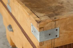 Pamono French Maple Butcher's Block Counter Table, 1930s><noscript><img width=