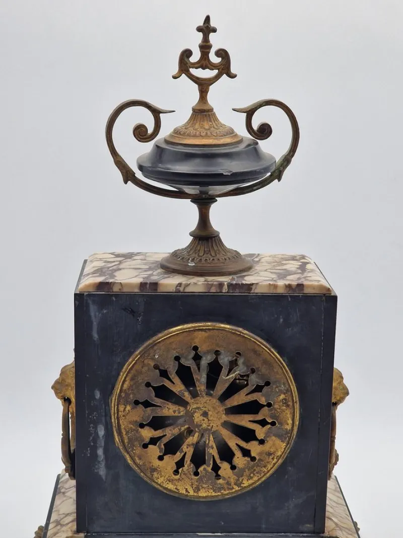 Hot Pamono French Marble Pendulum Clock