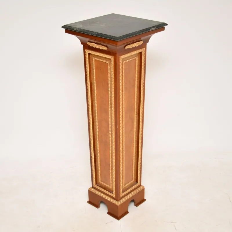 Pamono French Marble Top Pedestal Column, 1960s> Pedestals And Columns