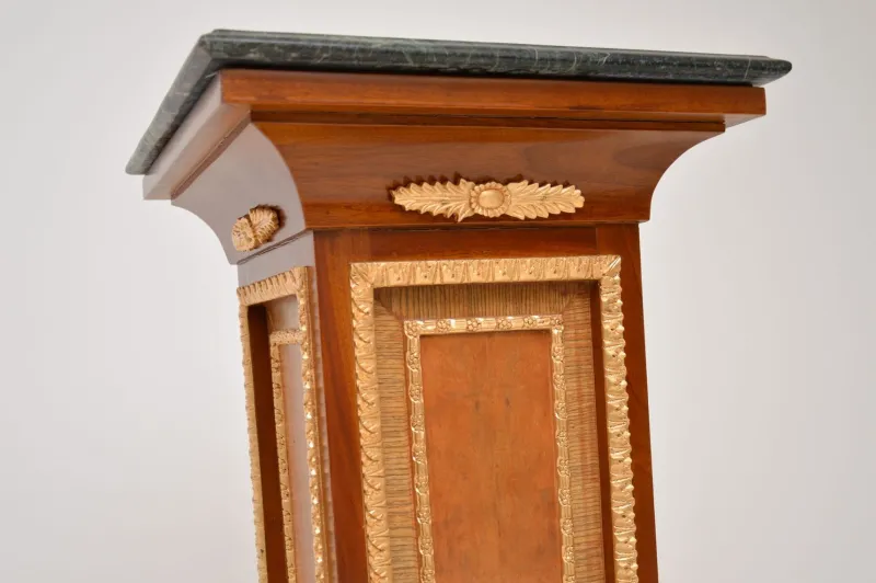 Pamono French Marble Top Pedestal Column, 1960s> Pedestals And Columns