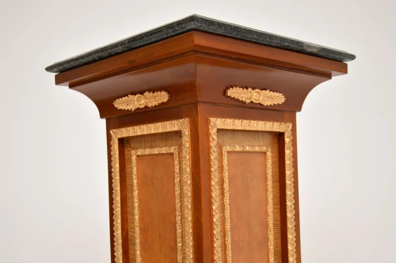 Pamono French Marble Top Pedestal Column, 1960s> Pedestals And Columns