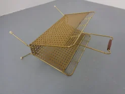 Pamono French Metal Magazine Rack, 1960s><noscript><img width=