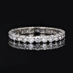 Pamono French Modern Diamonds Ring in 18 Karat White Gold><noscript><img width=