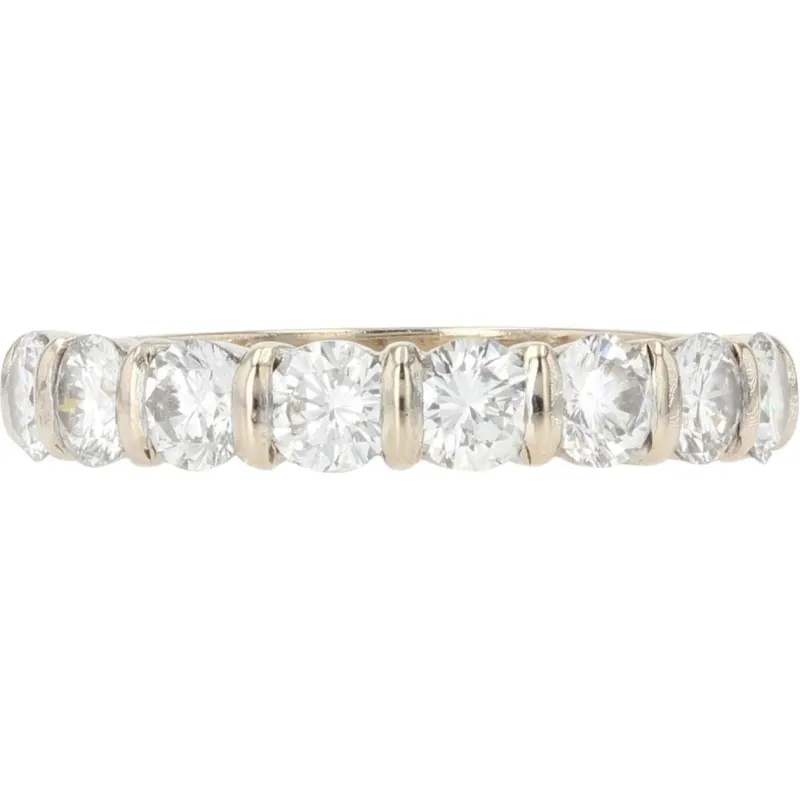 Pamono French Modern Wedding Ring in 18K White Gold with Brilliant-Cut Diamonds> Rings