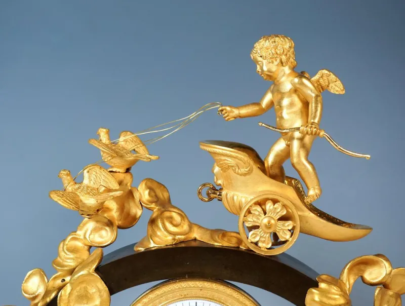 Pamono French Museum Ormolu Mantle Clock, Paris, 1820> Clocks