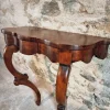 Pamono French Napoleon III Wall Console Table in Mahogany, 1800s