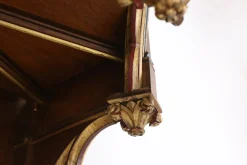 Discount Pamono French Neo-Gothic Polychrome and Gilt Wooden Church Steeple with Niche for Saint Statue, 1800s