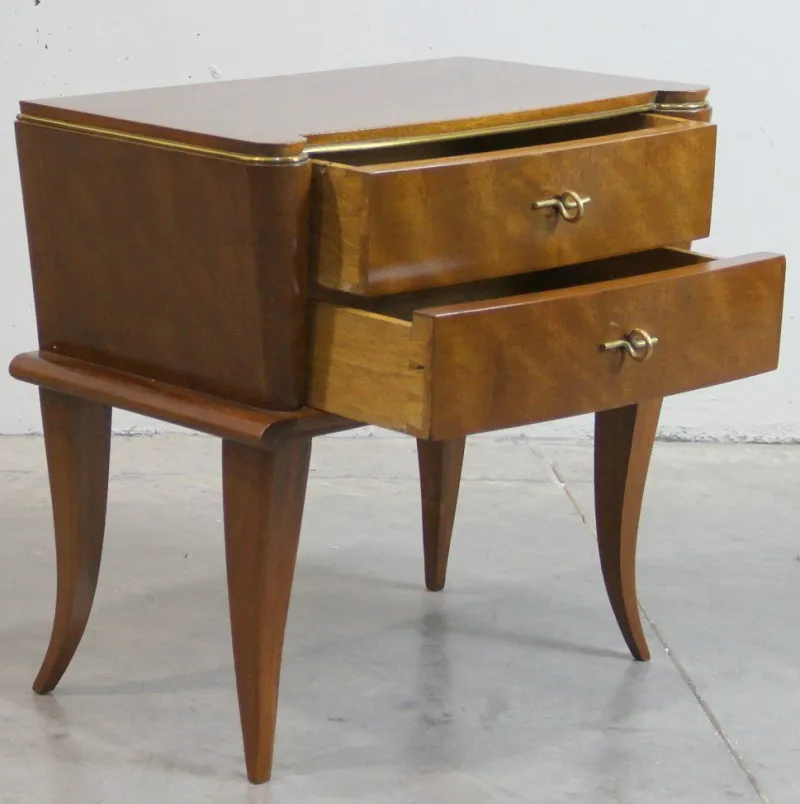 Clearance Pamono French Nightstands, 1940s, Set of 2
