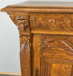 Hot Pamono French Oak Carved Nightstand