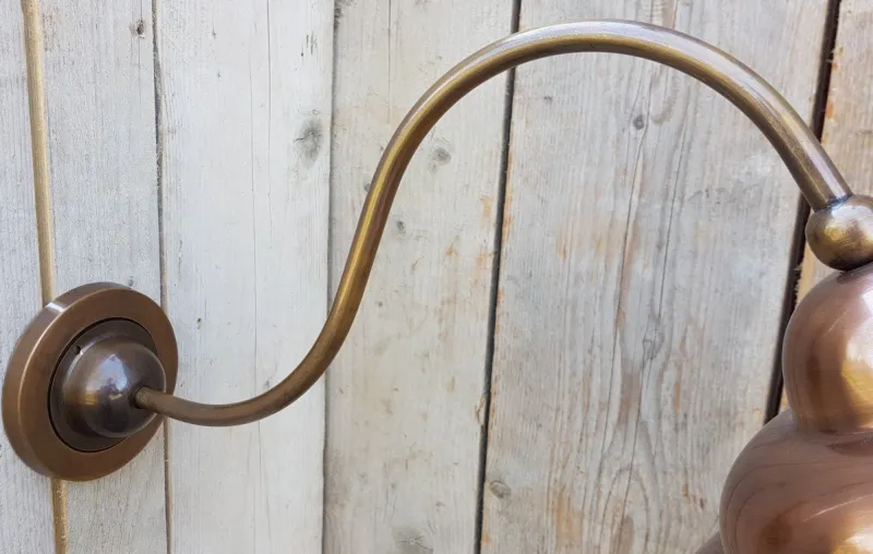 Pamono French Outdoor Copper Barn Light Lamp> Garden Lighting