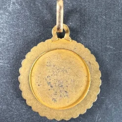 Discount Pamono French Perroud Large Scorpio Zodiac Starsign 18k Yellow Gold Charm Pendant, 1930s