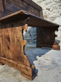 Pamono French Pine Bench, 1920s> Benches