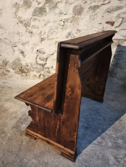 Pamono French Pine Bench, 1920s><noscript><img width=