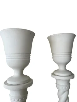 Hot Pamono French Plaster Columns and Illuminated Basins by J.C Moreux, 1940s, Set of 2