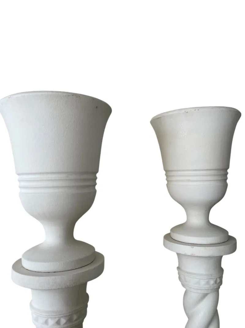 Hot Pamono French Plaster Columns and Illuminated Basins by J.C Moreux, 1940s, Set of 2