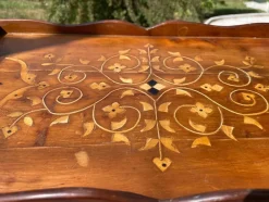 Sale Pamono French Platter in Wood Marquetry Made