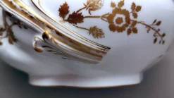Discount Pamono French Porcelain Salad Bowl with Tray from Haviland & Co. Limoges, 1902, Set of 2