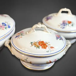 Online Pamono French Porcelain Service by Alfred Hache, 1920, Set of 110