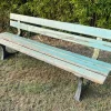 New Pamono French Public Garden Bench, 1950s