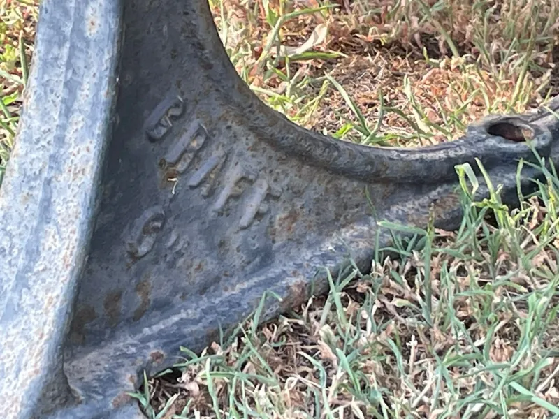 New Pamono French Public Garden Bench, 1950s