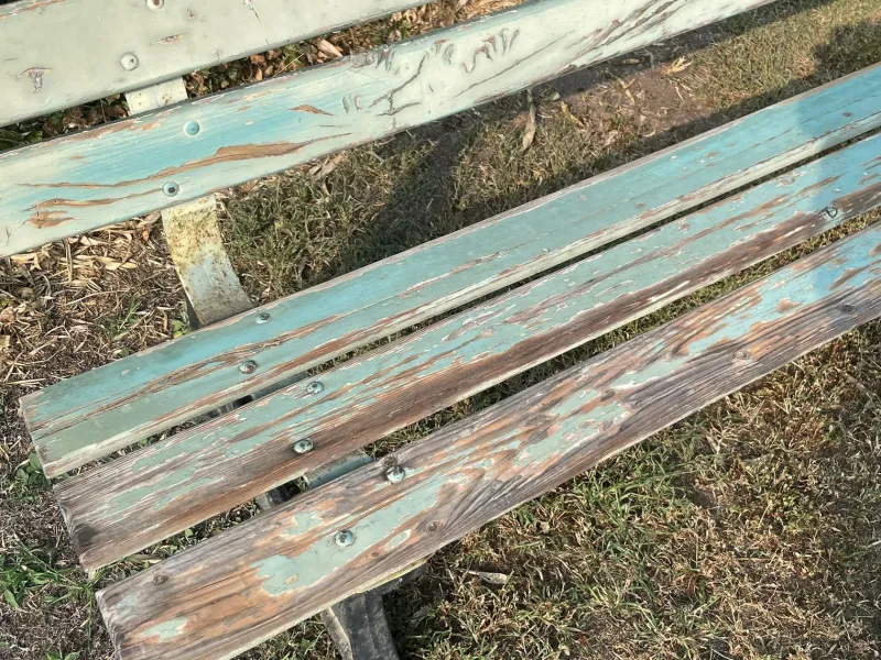 New Pamono French Public Garden Bench, 1950s