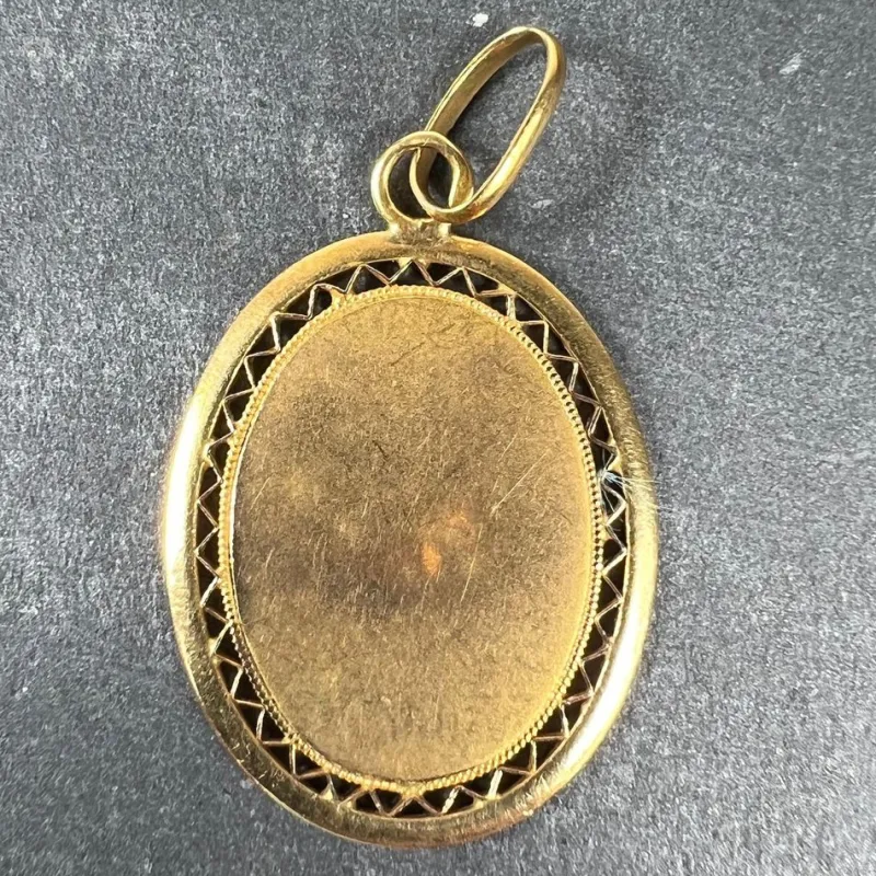 Pamono French Raphaels Cherub 18k Yellow Gold Charm Pendant, 1890s> Necklaces