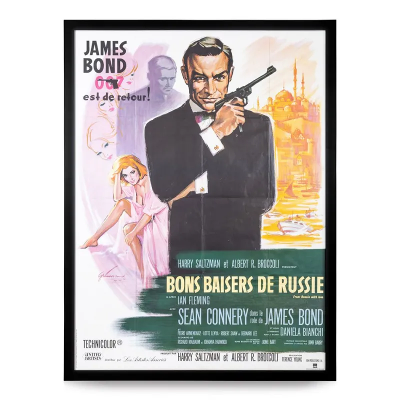 Pamono French Re-Release James Bond 007 'From Russia With Love' Poster, 1970s> Posters