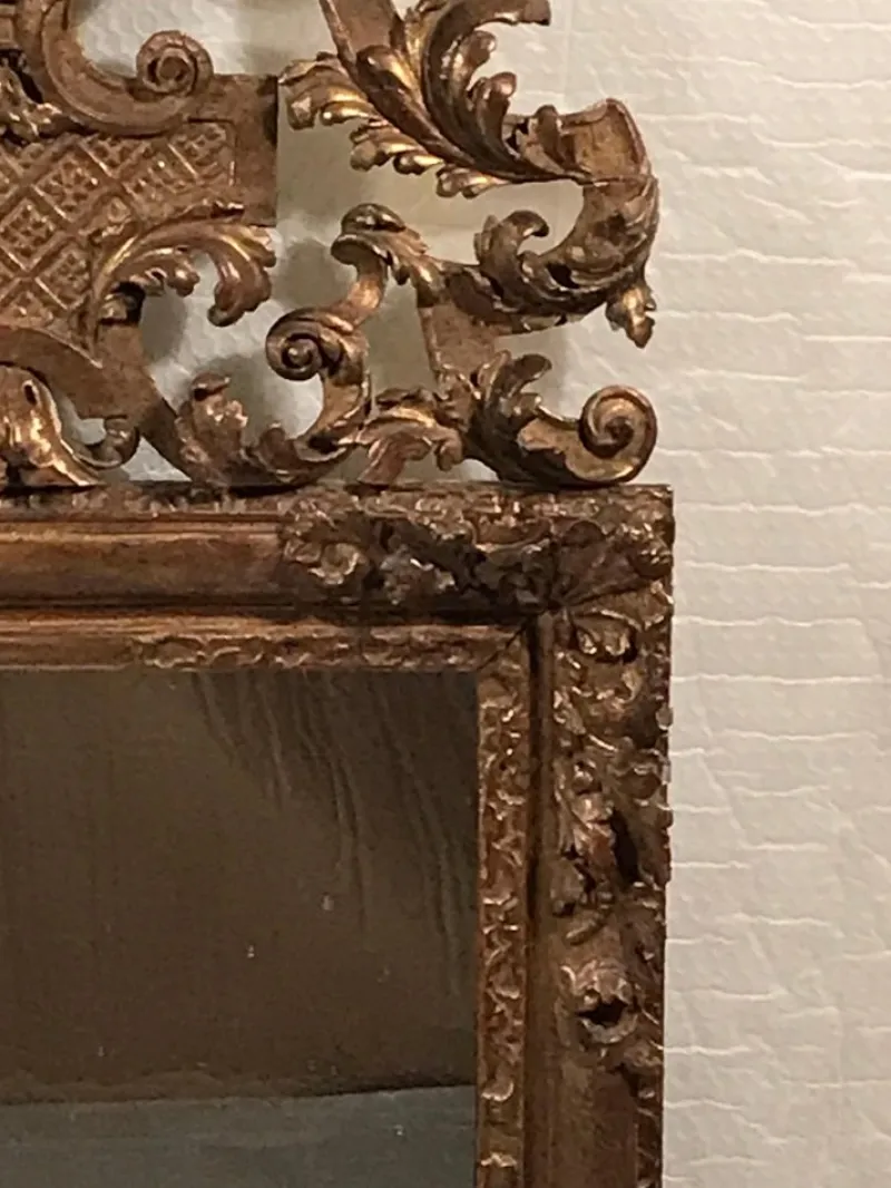 Discount Pamono French Régence Giltwood Mirror, 1760s