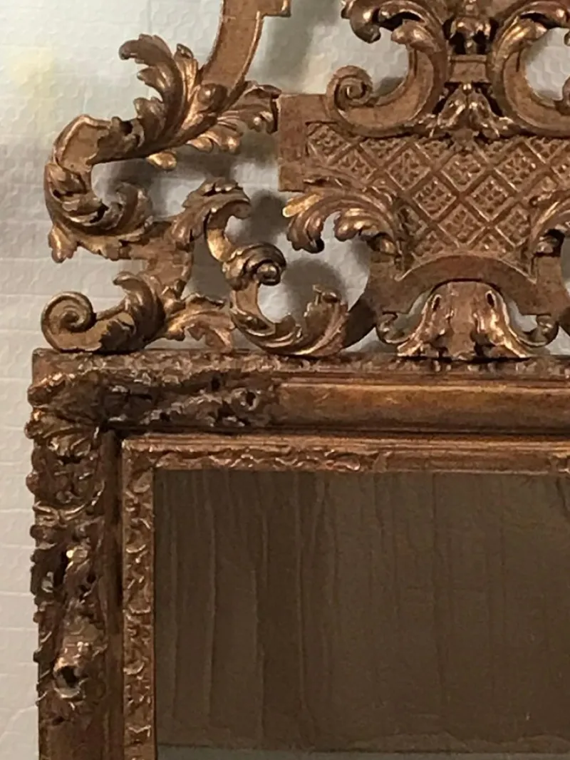 Discount Pamono French Régence Giltwood Mirror, 1760s