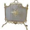 Pamono French Rococo Brass Fire Guard> Fireplaces And Mantels