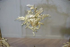 Pamono French Rococo Brass Fire Guard><noscript><img width=
