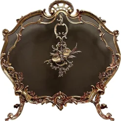 Sale Pamono French Rococo Bronze Fire Screen from Bouhon Freres, 1880s