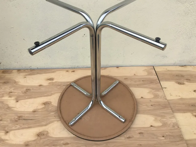 Pamono French Round Garden Table from SM, 1990s> Garden Tables