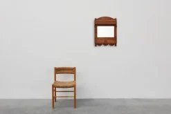Pamono French Rustic Oak Mirrored Medicine Cabinet, 1900s> Shelves & Wall Units